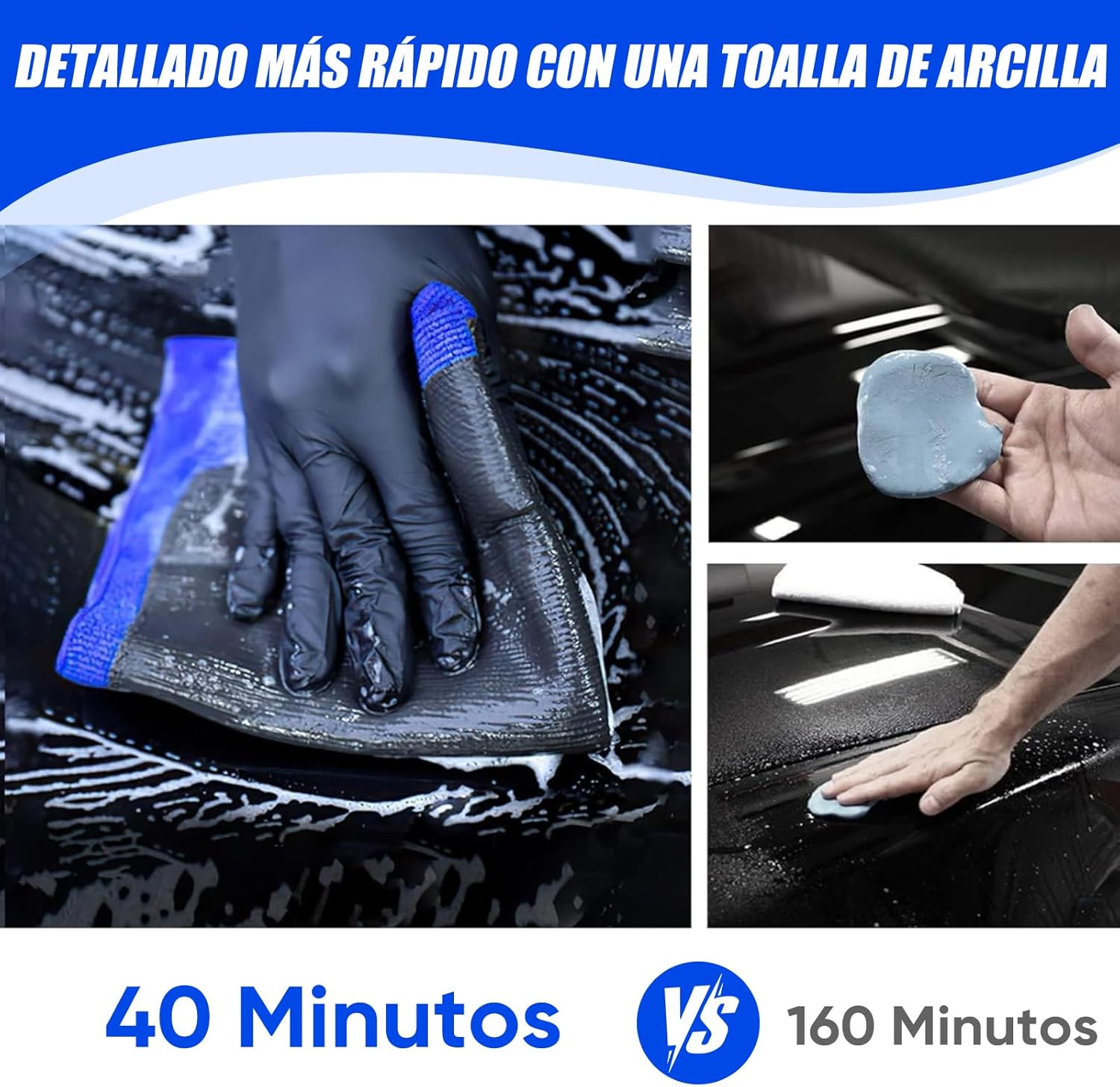 Thumbnail 2 de cenozo Clay Bar 30x30cm 2Pcs para coche