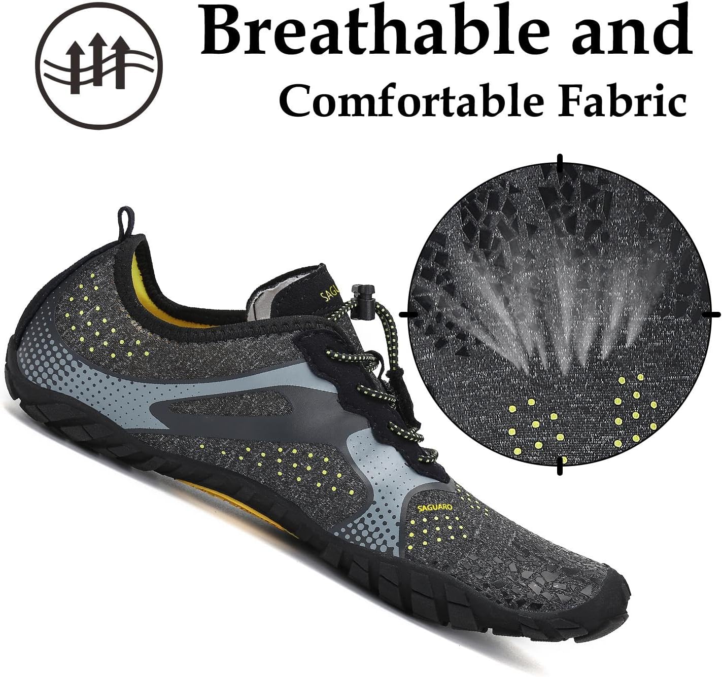 Thumbnail 3 de SAGUARO Unisex Barfußschuhe mit breiter Zehenbox und Zero-Drop Sohle