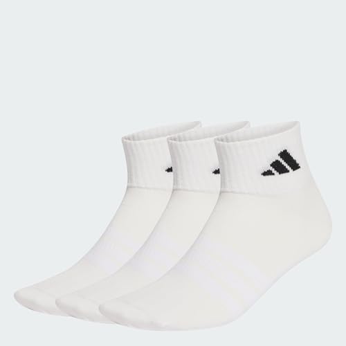 Detalle de adidas Unisex Thin&Light Sportswear Ankle Socks 3 Pares – talla 5-6 años