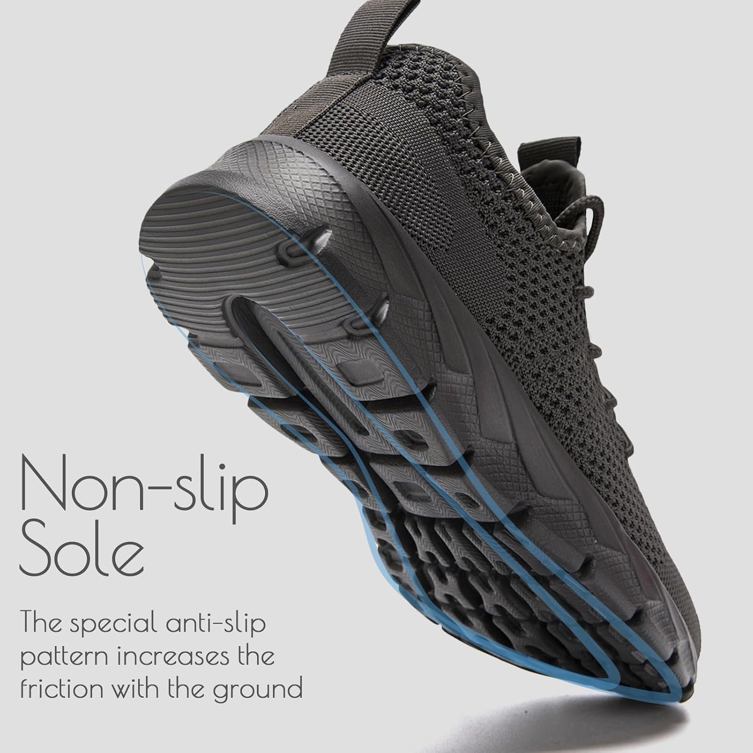 Thumbnail 5 de Oltyutc Mens Trainers: Breathable Mesh Slip-On Shoes for Active Lifestyles