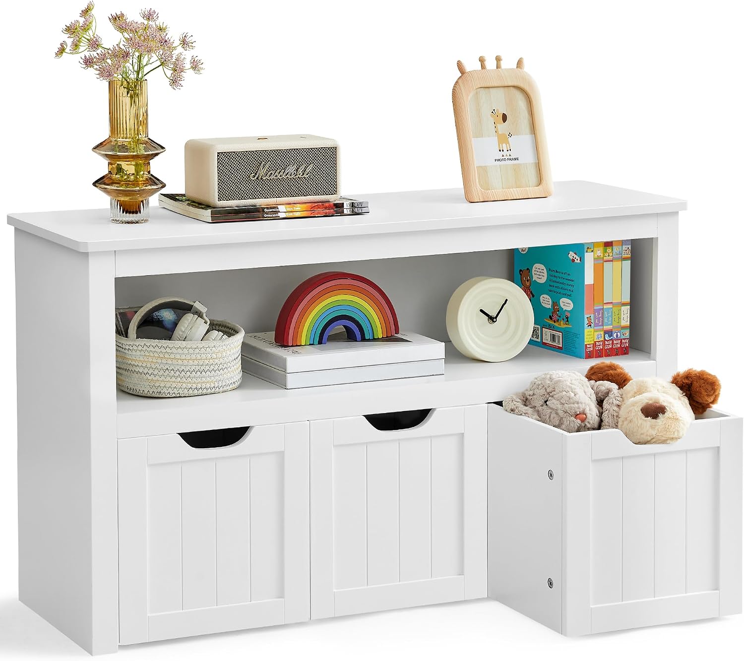 Detalle de VASAGLE LHS380W01 Kinderregal 60 cm