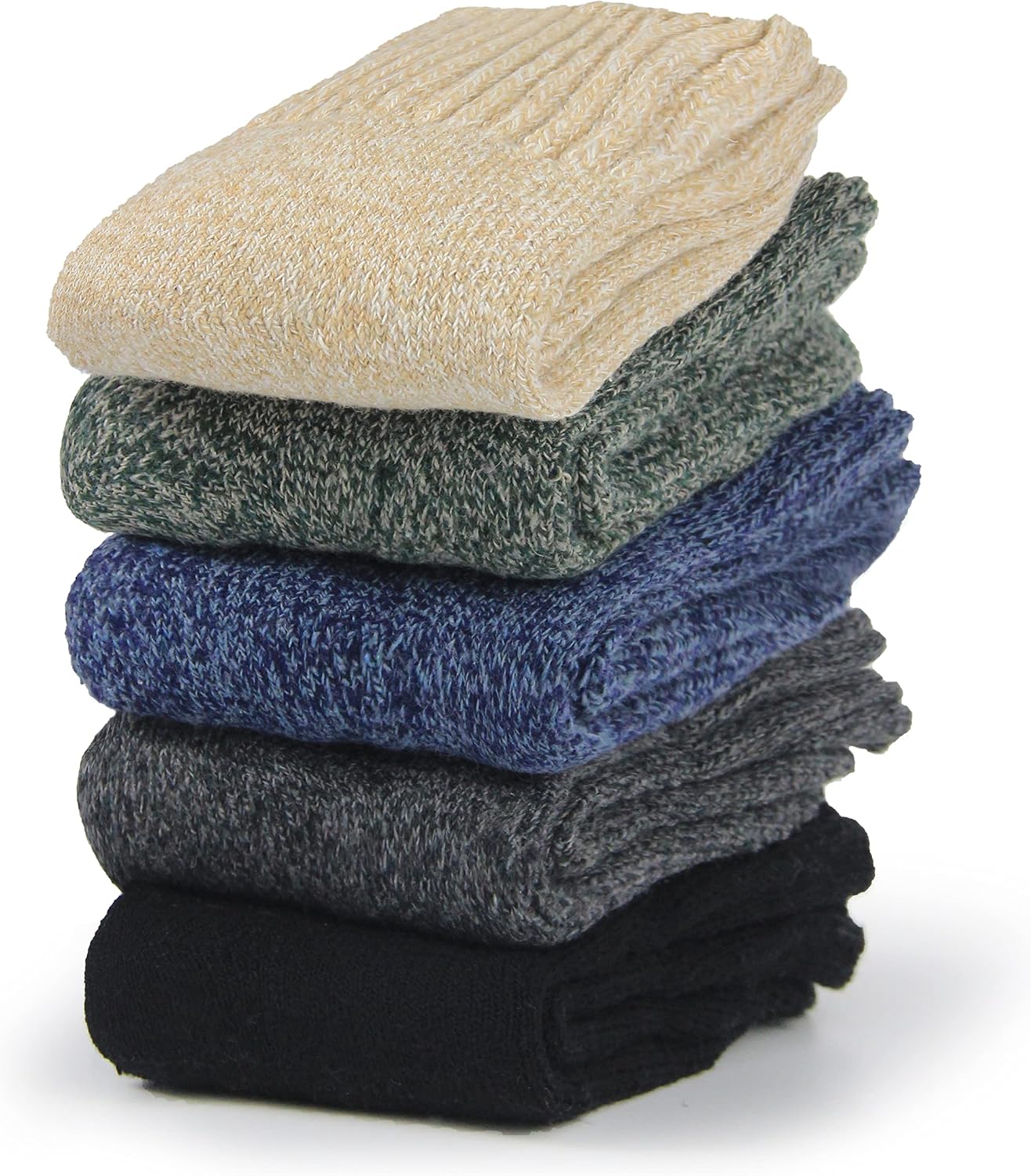Detalle 2 de BenSorts Women's Winter Crew Socks, Size 5–11