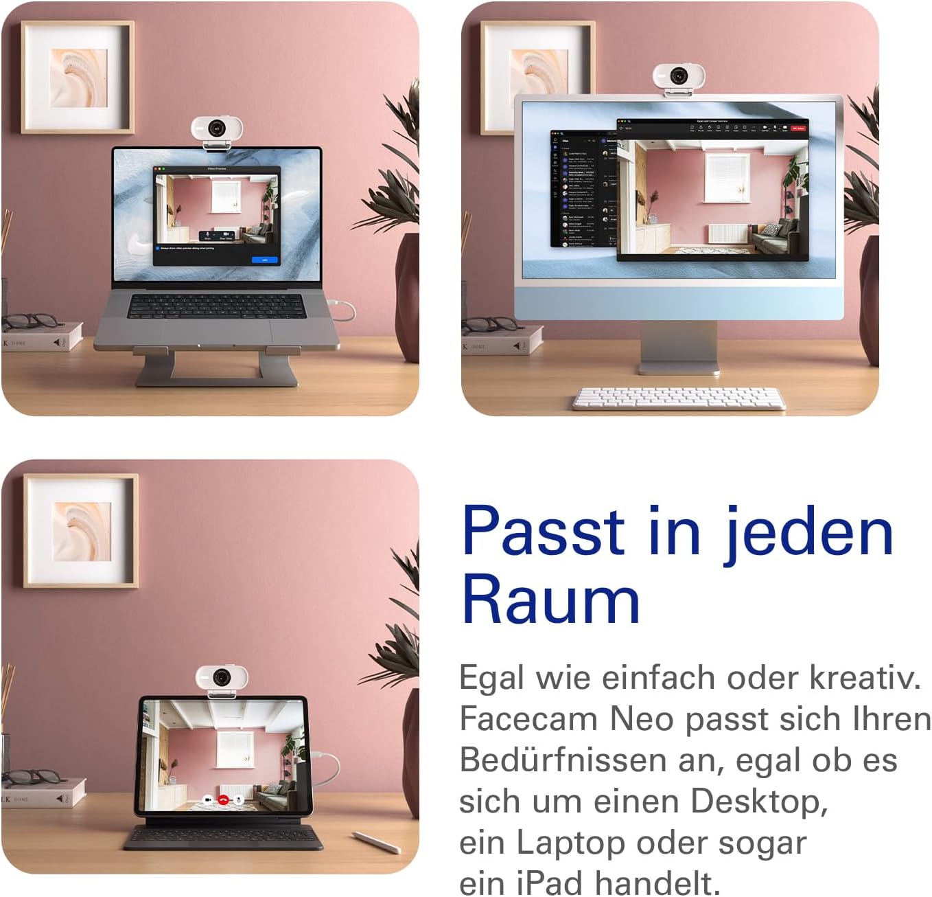 Thumbnail 6 de Elgato Facecam Neo – Full-HD-Webcam mit Sichtschutz, HDR und Plug & Play