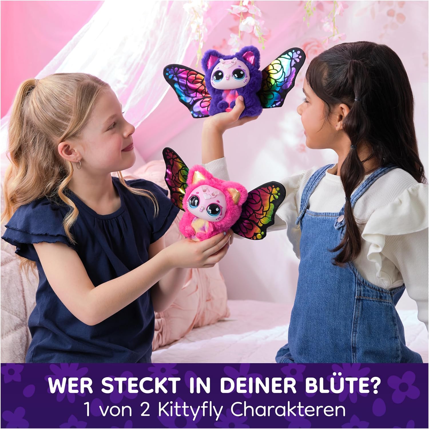 Detalle de HATCHIMALS Bloomables Kittyfly 4 Jahre
