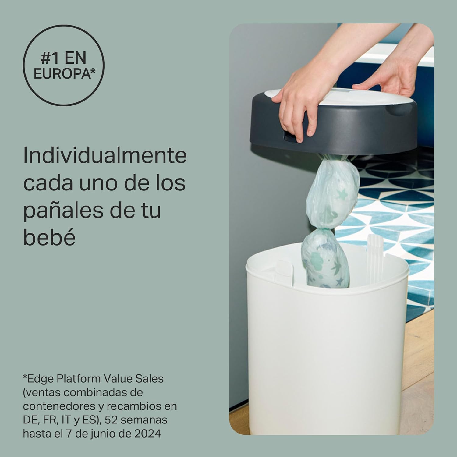 Detalle 2 de Tommee Tippee Twist & Click Contenedor de Pañales