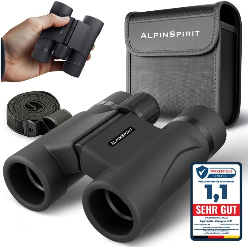 Detalle de AlpinSpirit Taschenfernglas 8x21 Fernglas