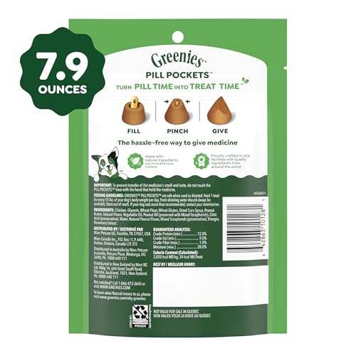 Thumbnail 9 de Greenies Pill Pockets Large Size Dog Treats, Peanut Butter – 7.9 oz