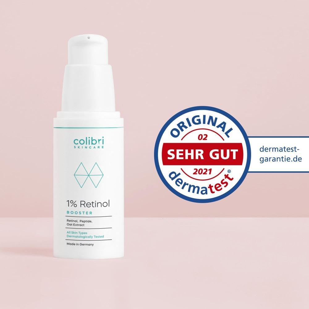 Detalle de colibri skincare 1% RETINOL BOOSTER (30 ml) — sérum visage au rétinol encapsulé liposomal
