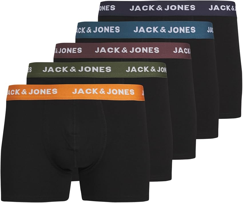 Detalle de Jack & Jones Jacoliver Trunks bóxer 5 pack, 164