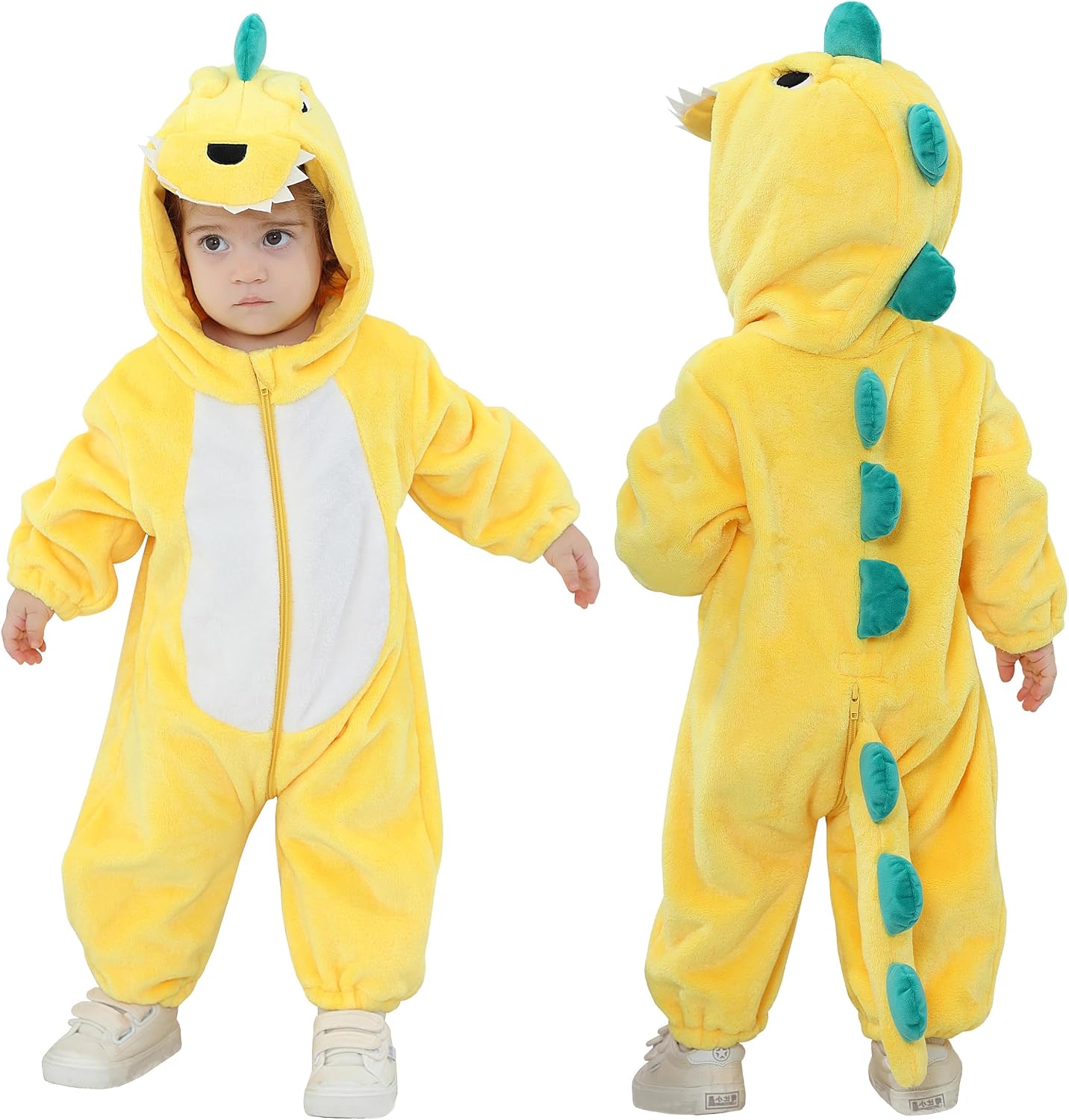 Detalle de Toddler Dinosaur Costume in Polyester Flannel