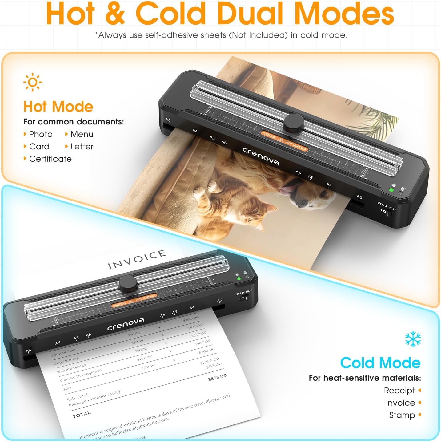 Detalle de Crenova Laminator A3