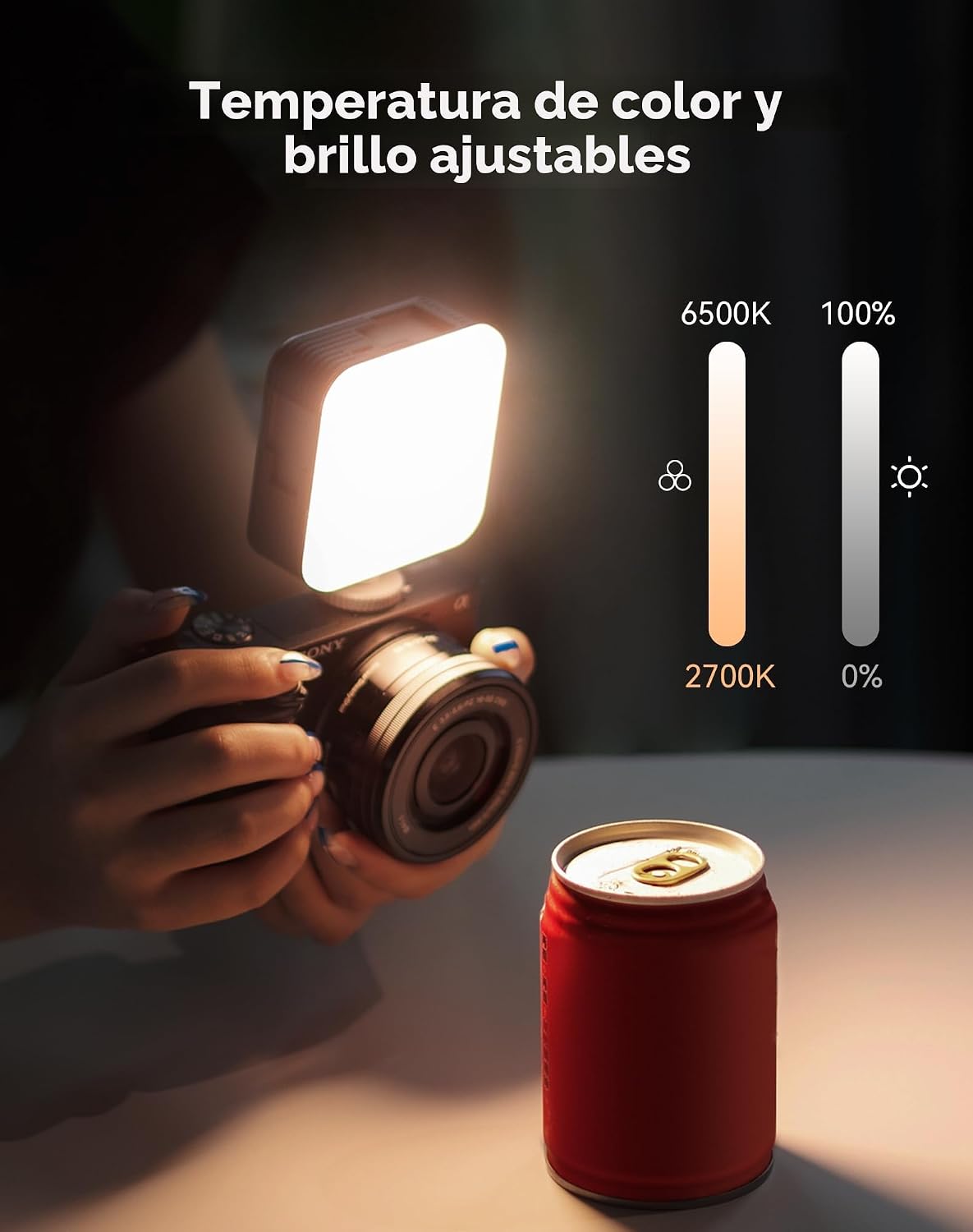 Detalle de SMALLRIG P96 Luz LED 2200mAh CRI95+