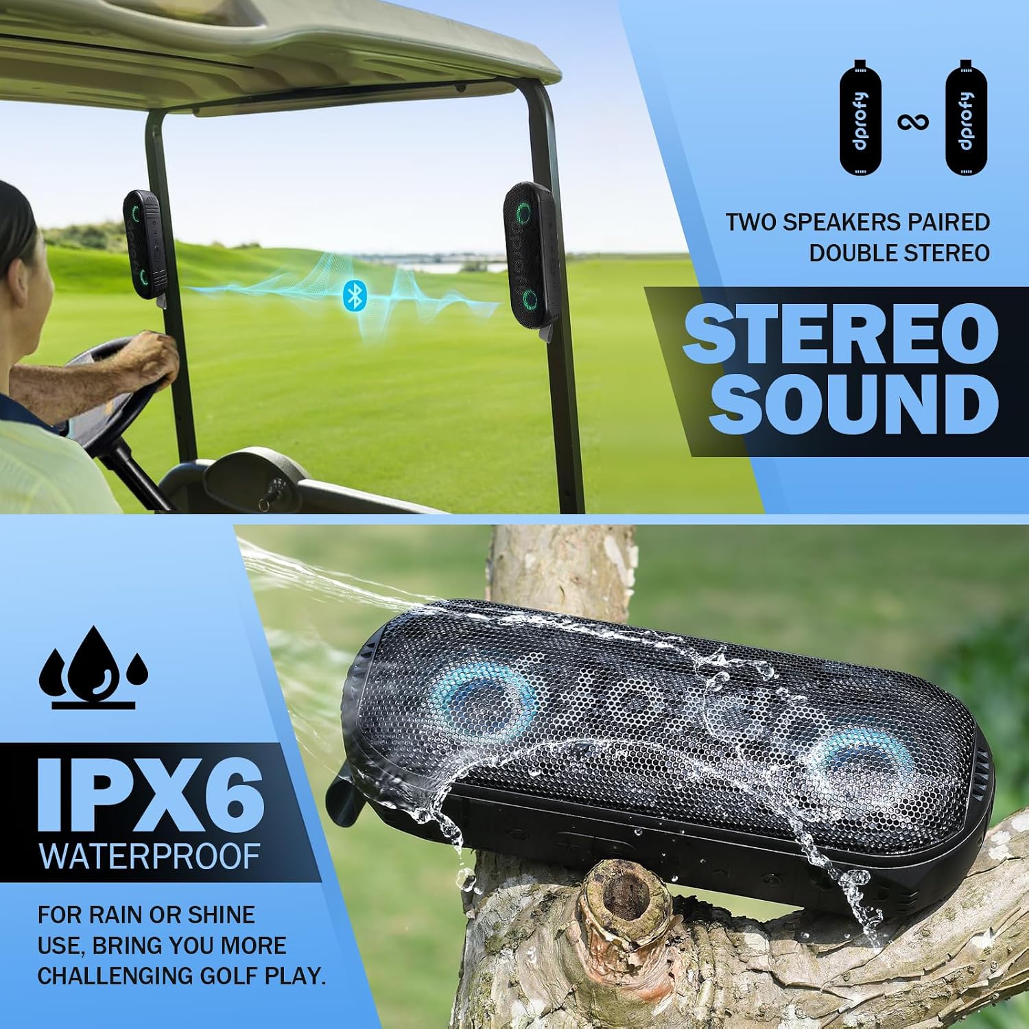 Detalle 2 de Dprofy New Play 2 golf speaker
