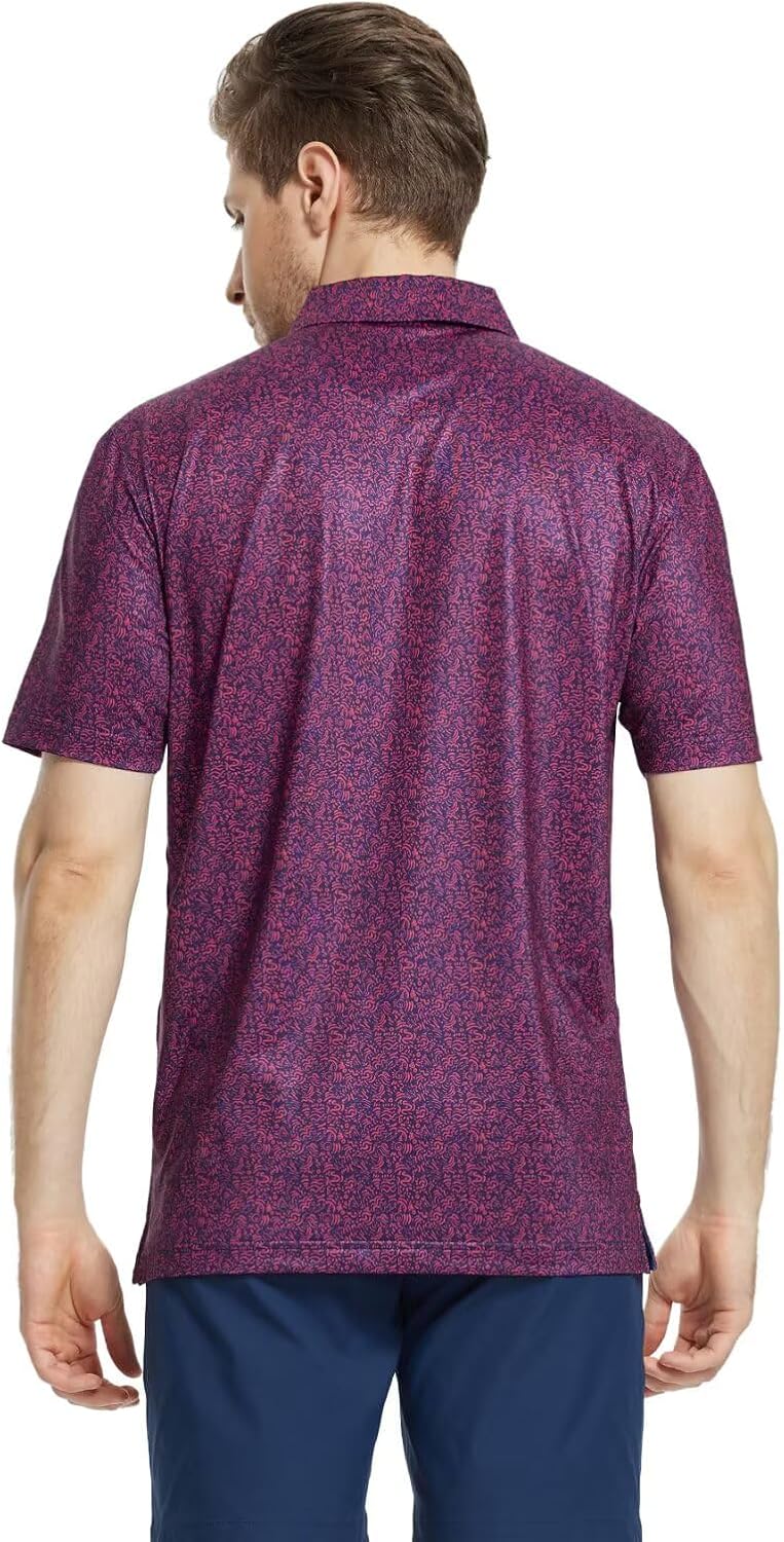 Detalle de M MAELREG Men's Golf Shirt Short Sleeve Dry Fit Print Polo