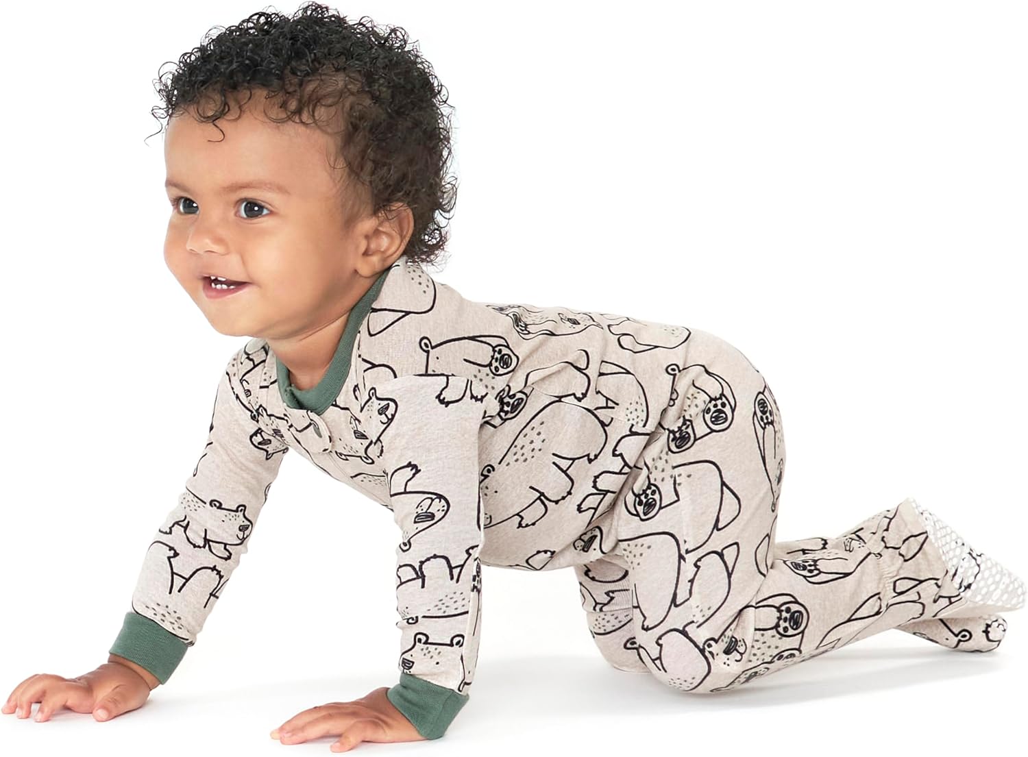 Detalle de Gerber 2-Pack Footed Pajamas Dormeuses pour bébés et tout-petits – pack de 2 grenouillères à fermeture éclair