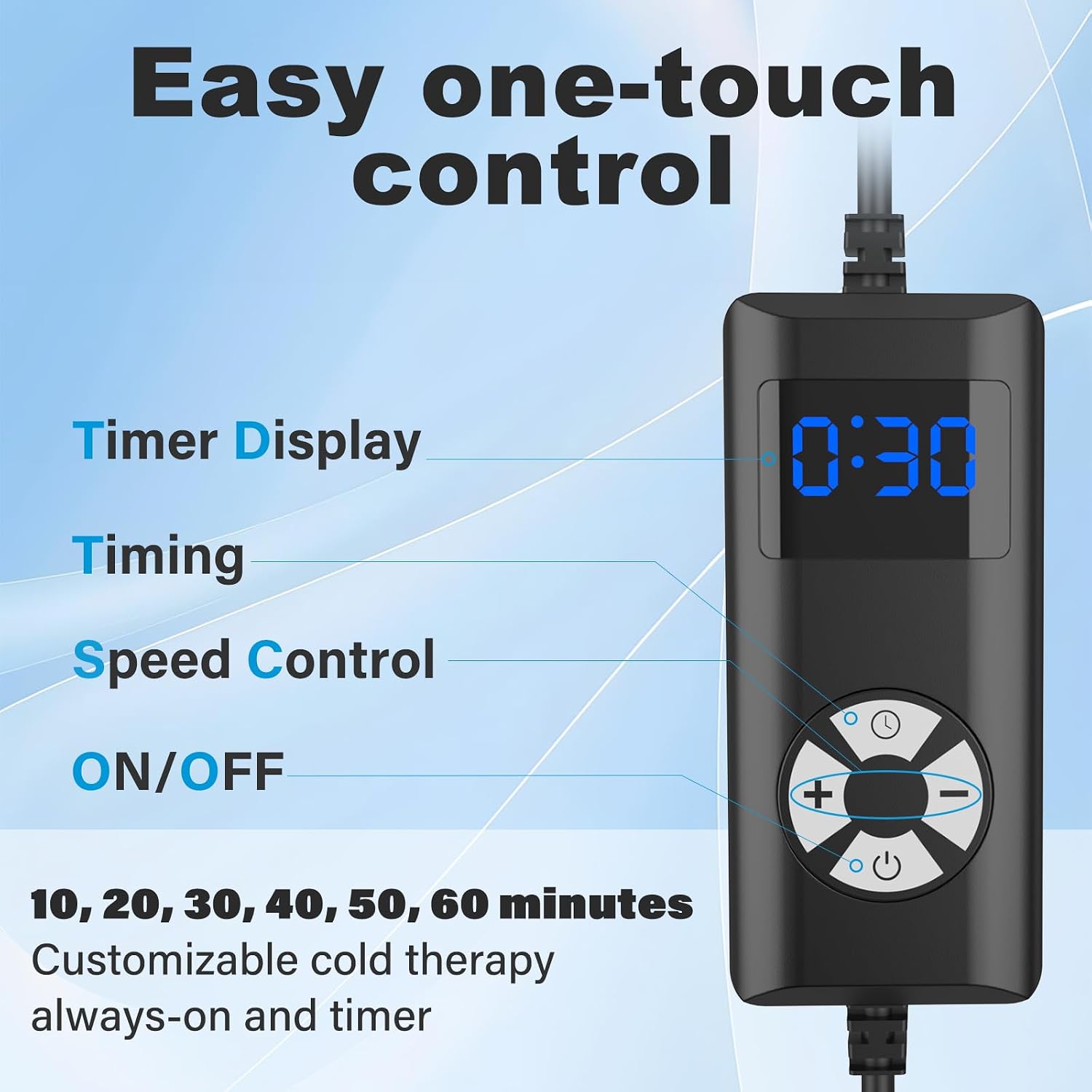 Detalle 2 de 6-Quart Knee Ice Machine for Post-Surgery Care