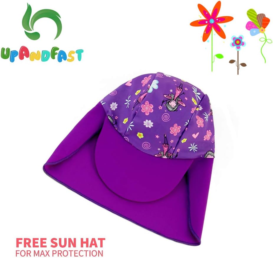 Thumbnail 6 de upandfast Baby Girl One Piece Swimwear with Sun Hat – UPF 50+ Sun Protection