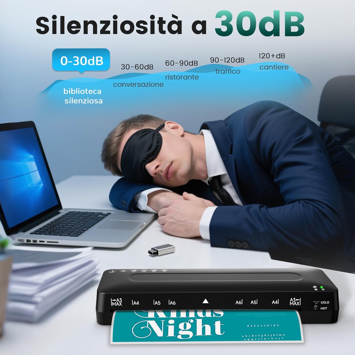 Thumbnail 4 de A3 Plastificatrice 5-in-1 laminatrice 355 mm/min 📎