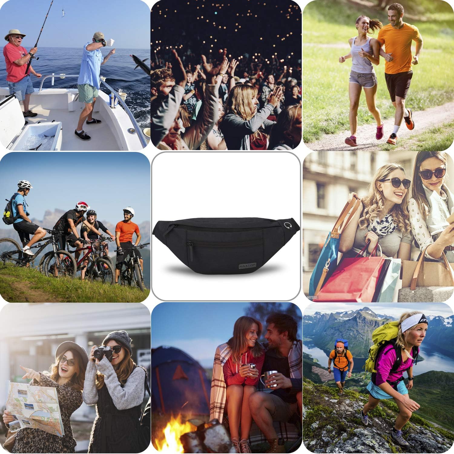 Thumbnail 5 de MAXTOP Bumbag Waist Fanny Pack 0.23lb