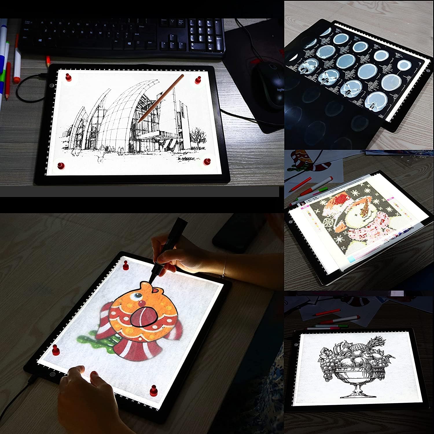Thumbnail 5 de elice A4 Leuchttisch, A4 LED für Zeichnen