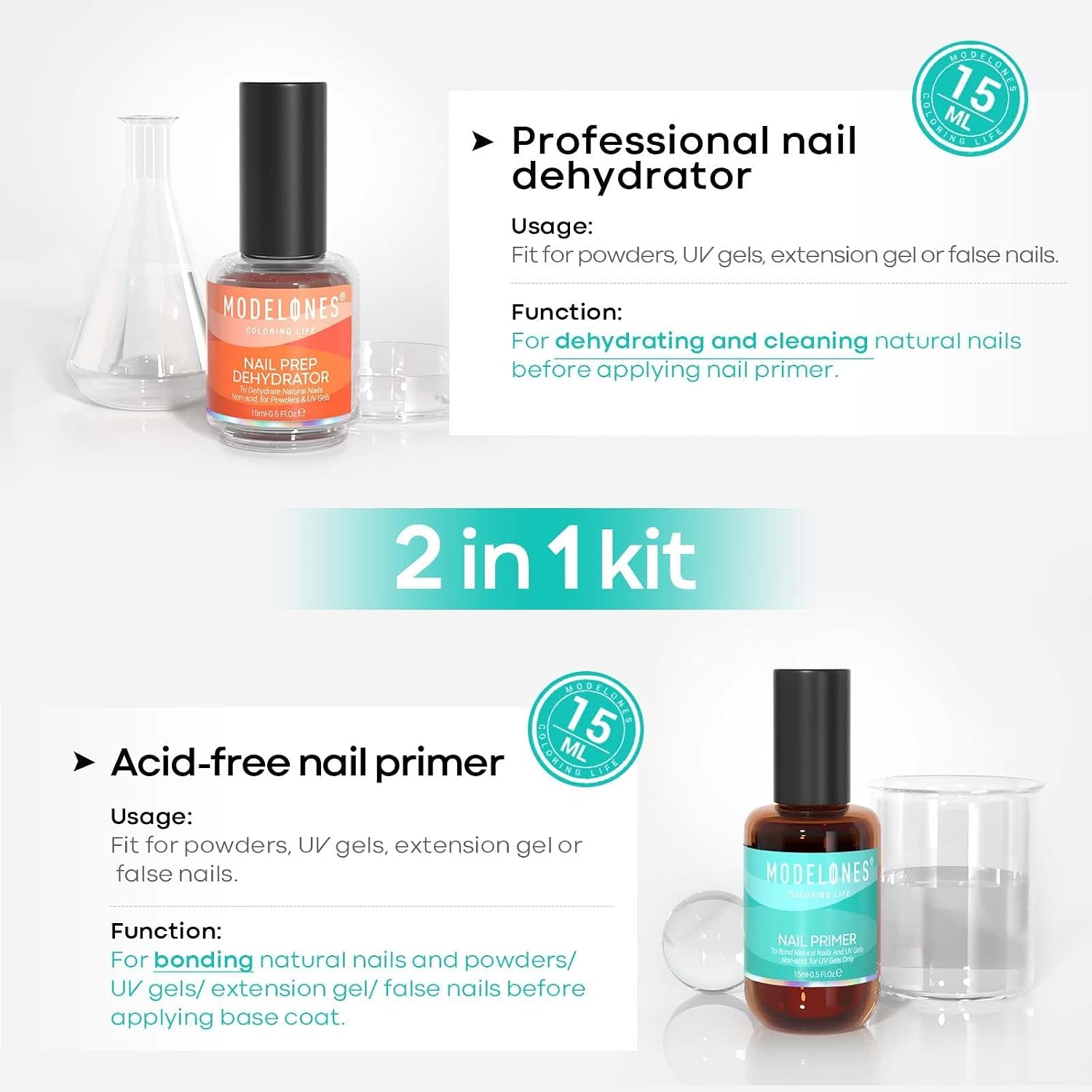 Thumbnail 1 de Modelones Primer für Gelnägel Dehydrator 15ml