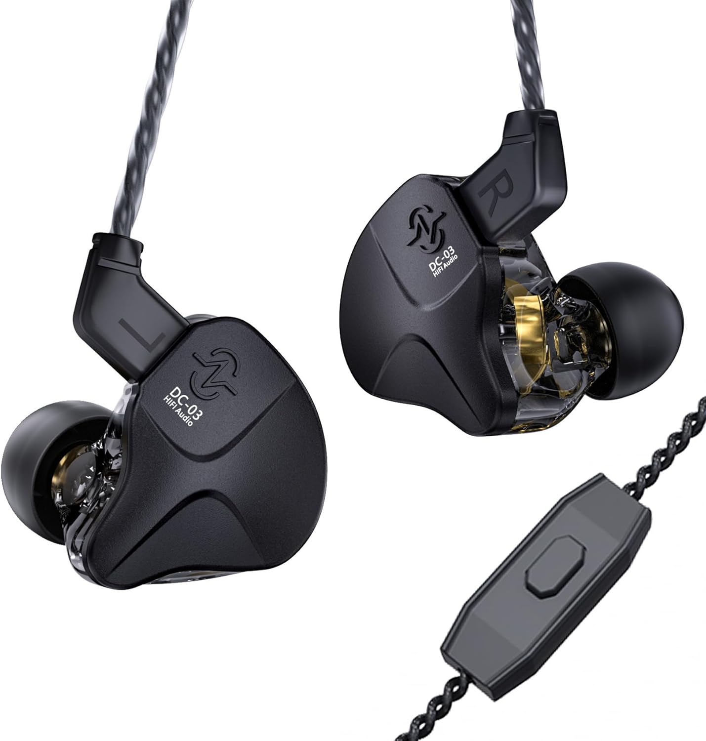 Thumbnail 6 de KZ ZSN PROX in-ear earphones (Yinyoo hybrid: 10mm dynamic + balanced armature, detachable cable) – black