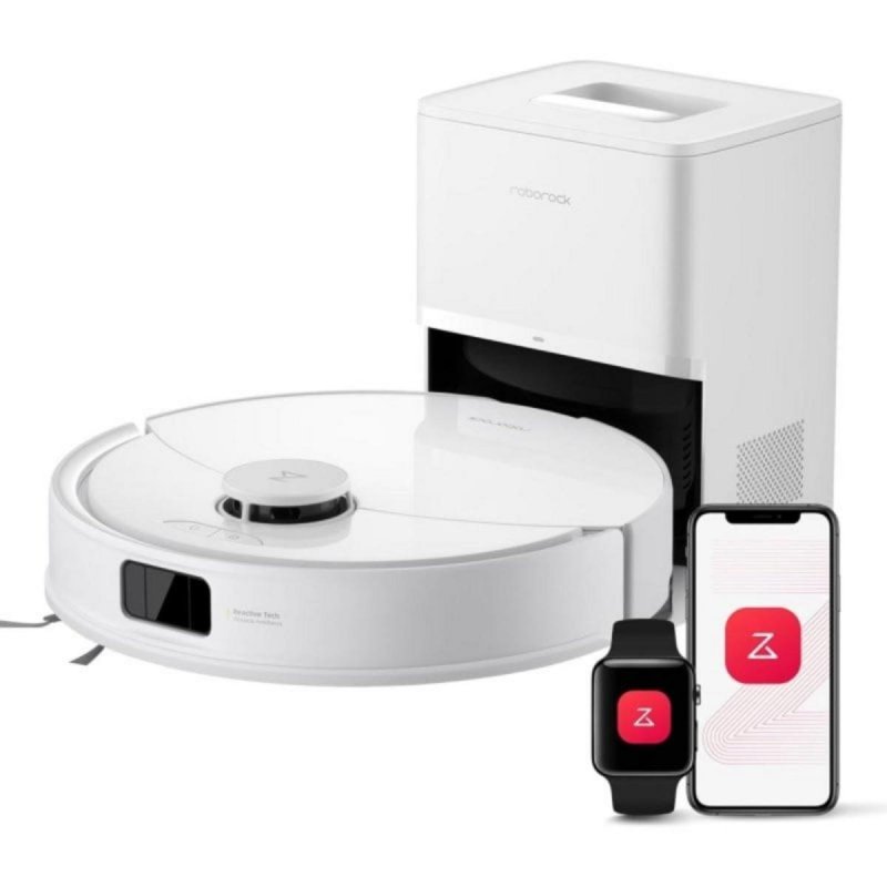 Detalle de Robot Aspirador Roborock Q10 PF+ con vaciado automático: limpieza profunda y autonomía maximale