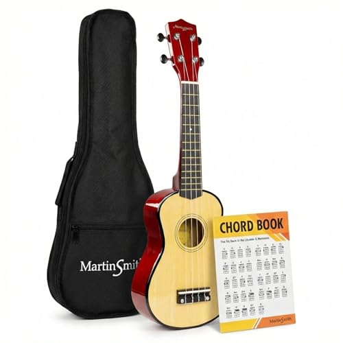 Detalle de Martin Smith Ukulélé Soprano 21 Pouces – Set Débutant Naturel