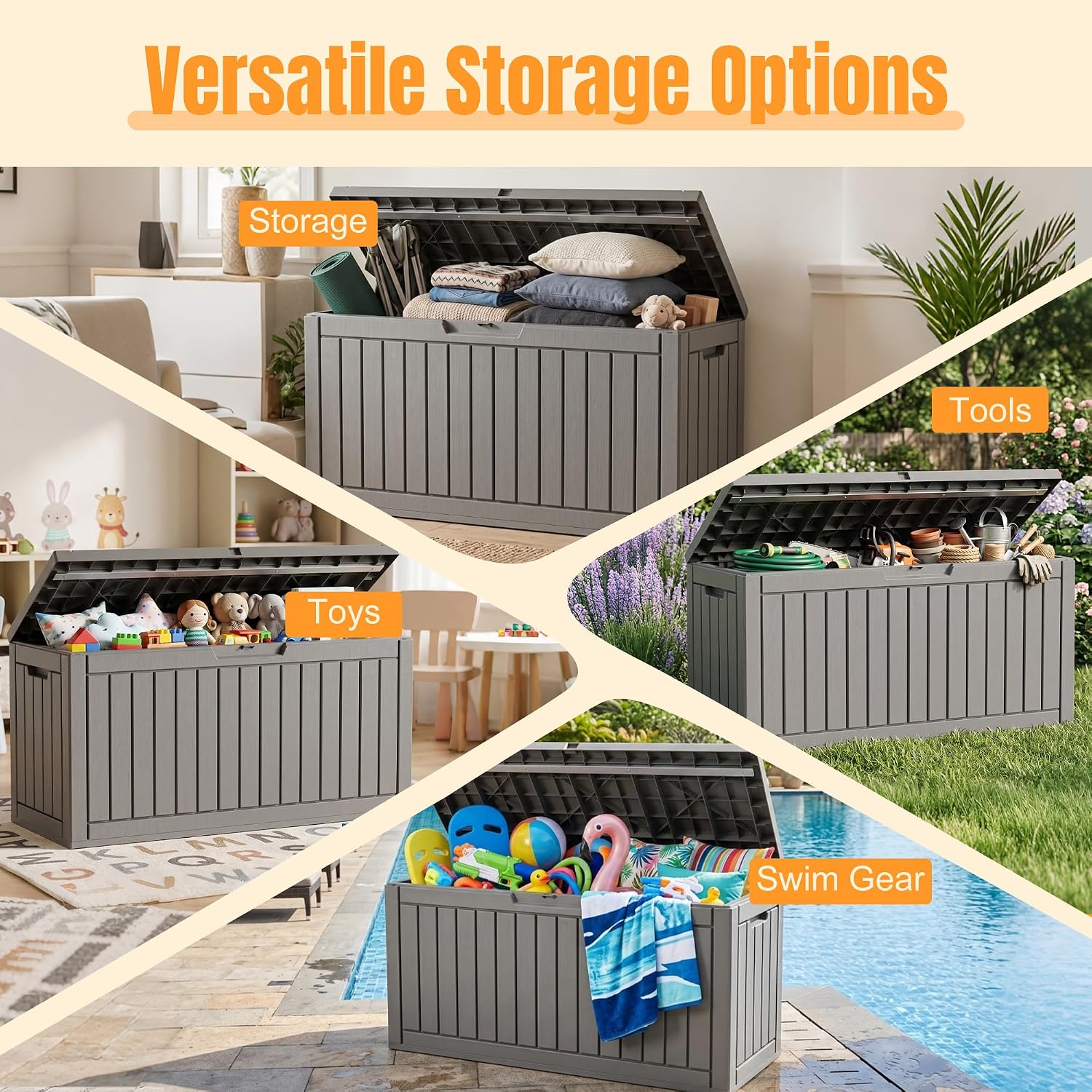 Detalle 2 de ATMELT Outdoor Storage Box 120 Gallon