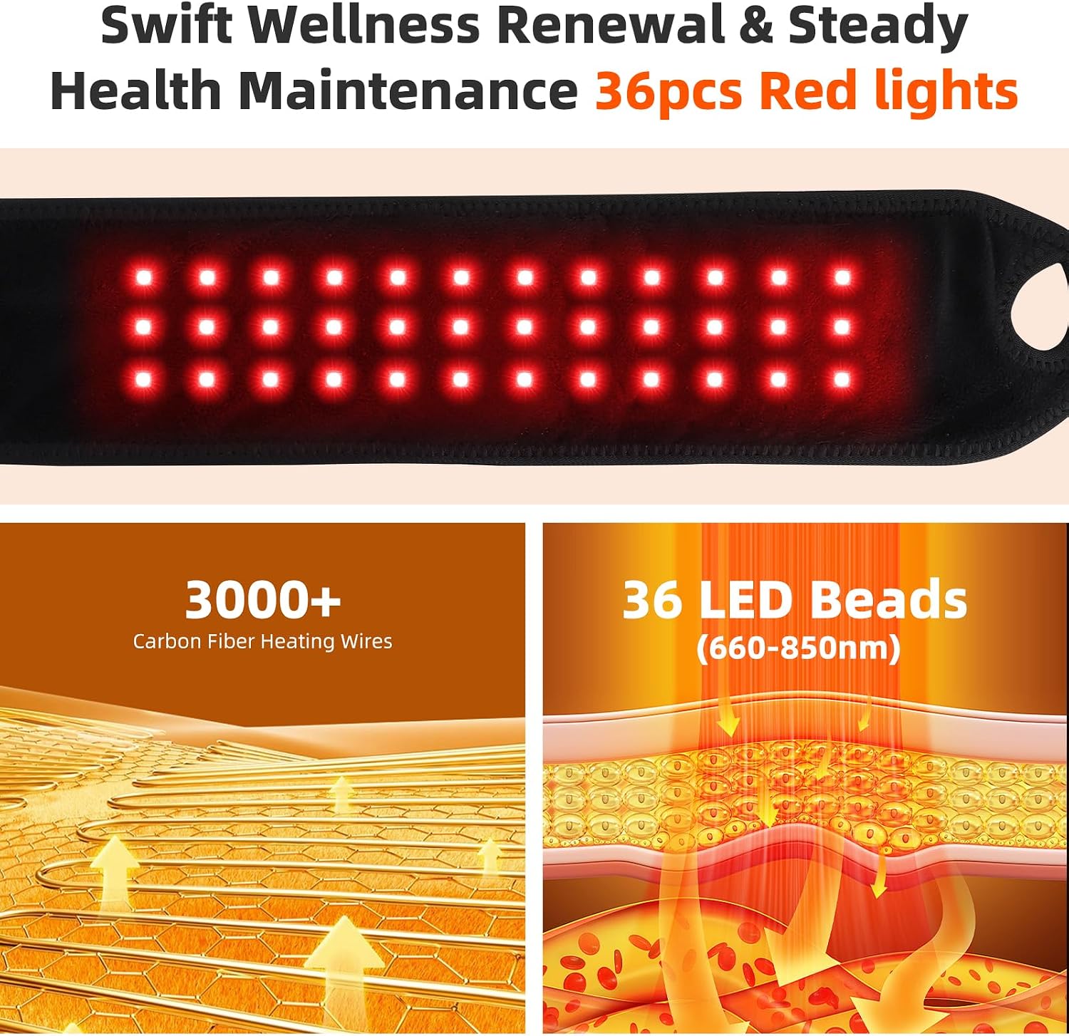 Thumbnail 4 de Wrist Heating Pad with Red Light