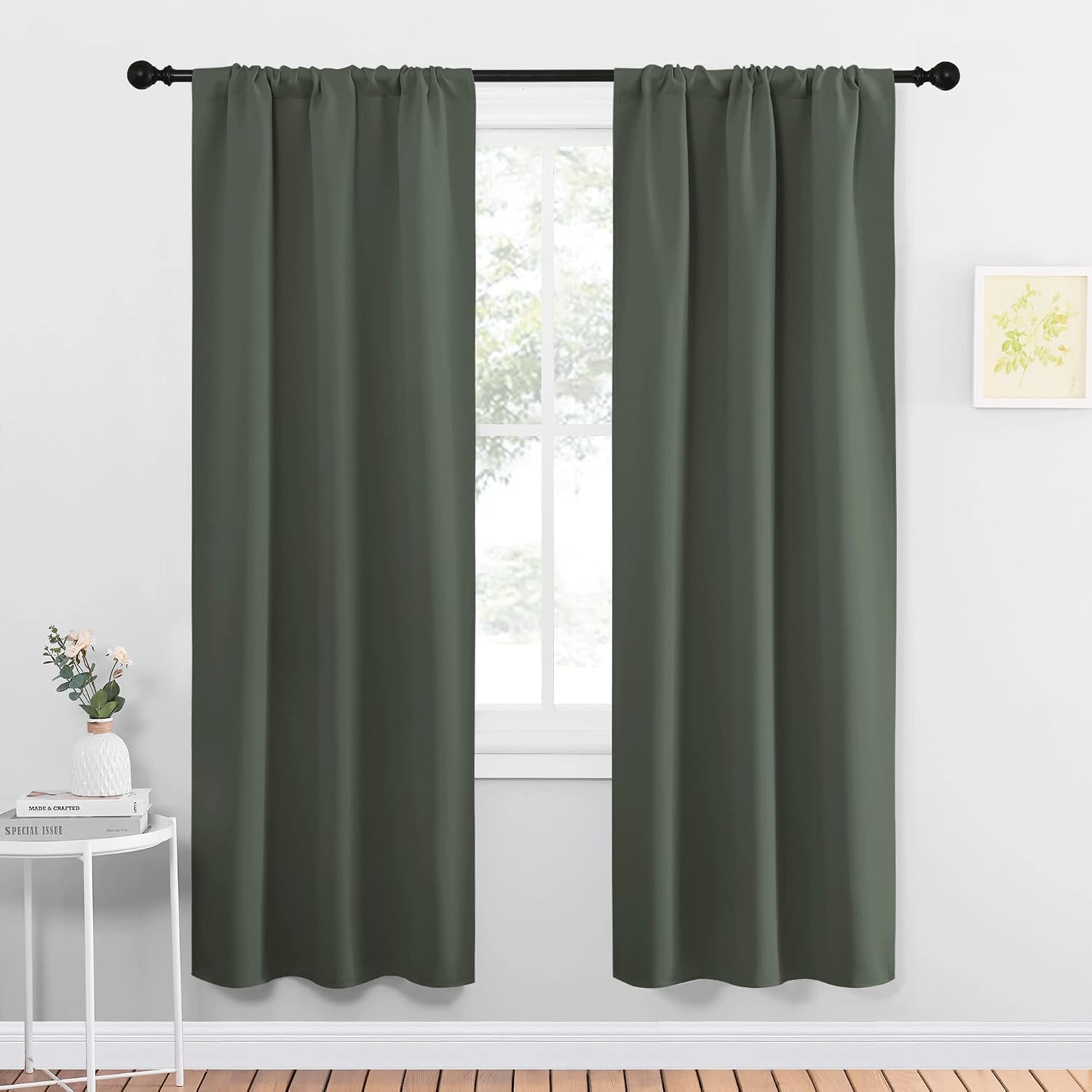 Detalle de NICETOWN Blackout Curtains 34 x 72 Inch