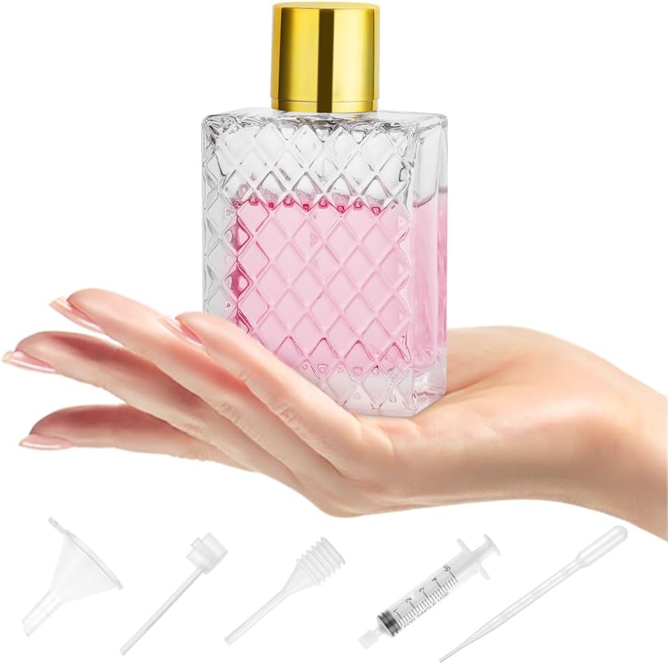 Thumbnail 6 de LOPHE Parfümzerstäuber 100 ml (2er-Set) im Gitterstil – nachfüllbare Reise-Sprühflaschen