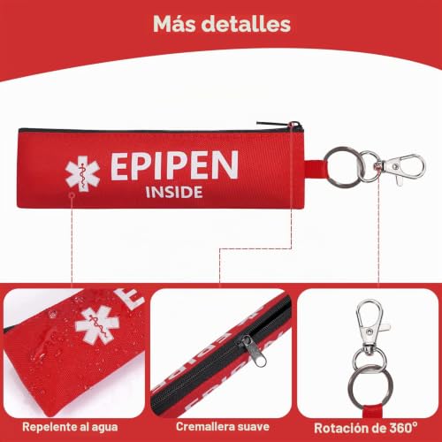 Thumbnail 6 de MEDMAX Paquete de 2 fundas delgadas aisladas para Epipen