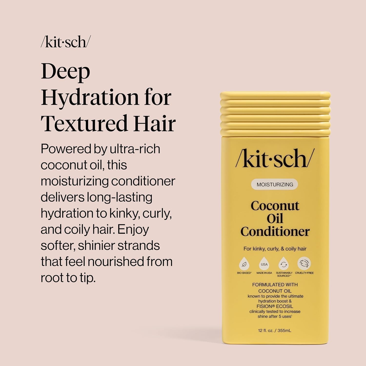 Detalle 1 de Kitsch Coconut Oil Conditioner, 12 oz