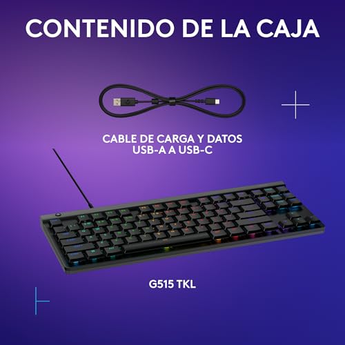 Thumbnail 8 de Logitech G G515 TKL: Teclado gaming compacto con cable y perfil bajo