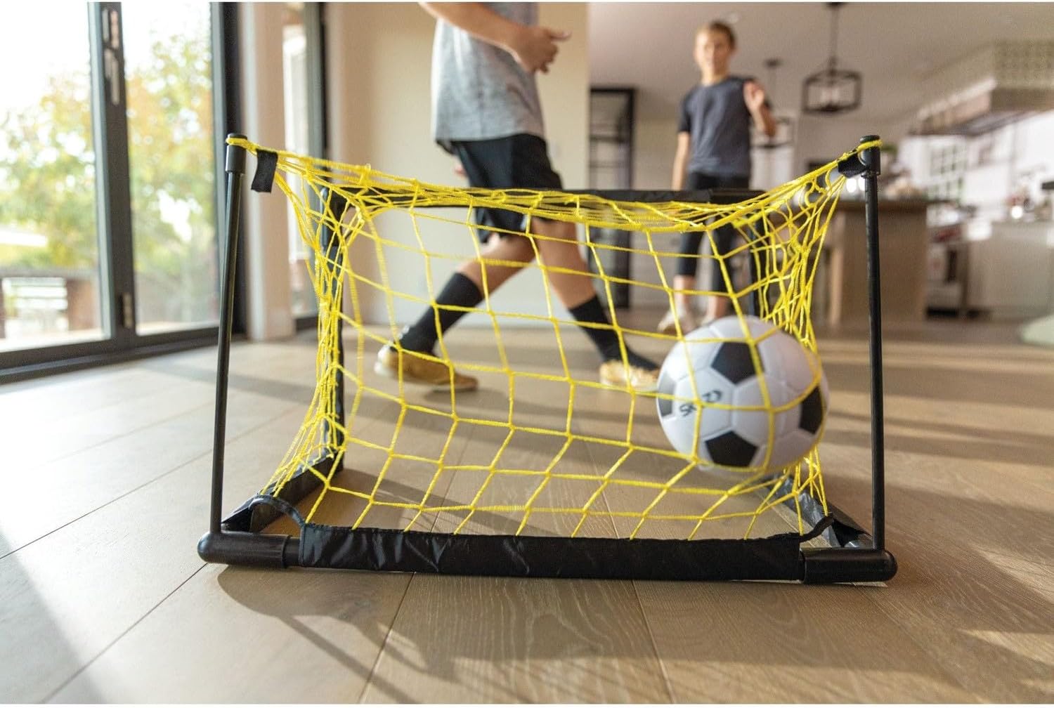 Detalle de SKLZ Pro Mini Cage de but à assembler avec ballon souple 12,7 cm