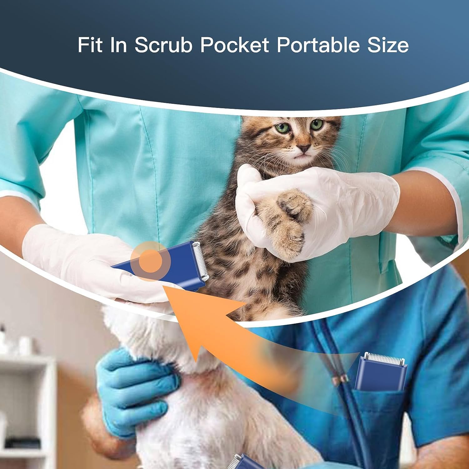 Thumbnail 6 de Cussity Electric Mini Cat Grooming Kit