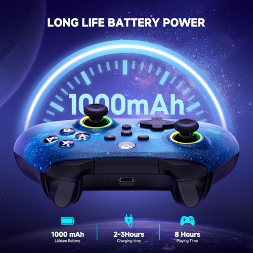 Detalle 2 de ECHTPower Controller per Switch/Switch 2: wireless, LED, turbo e tasti programmabili con joystick LED