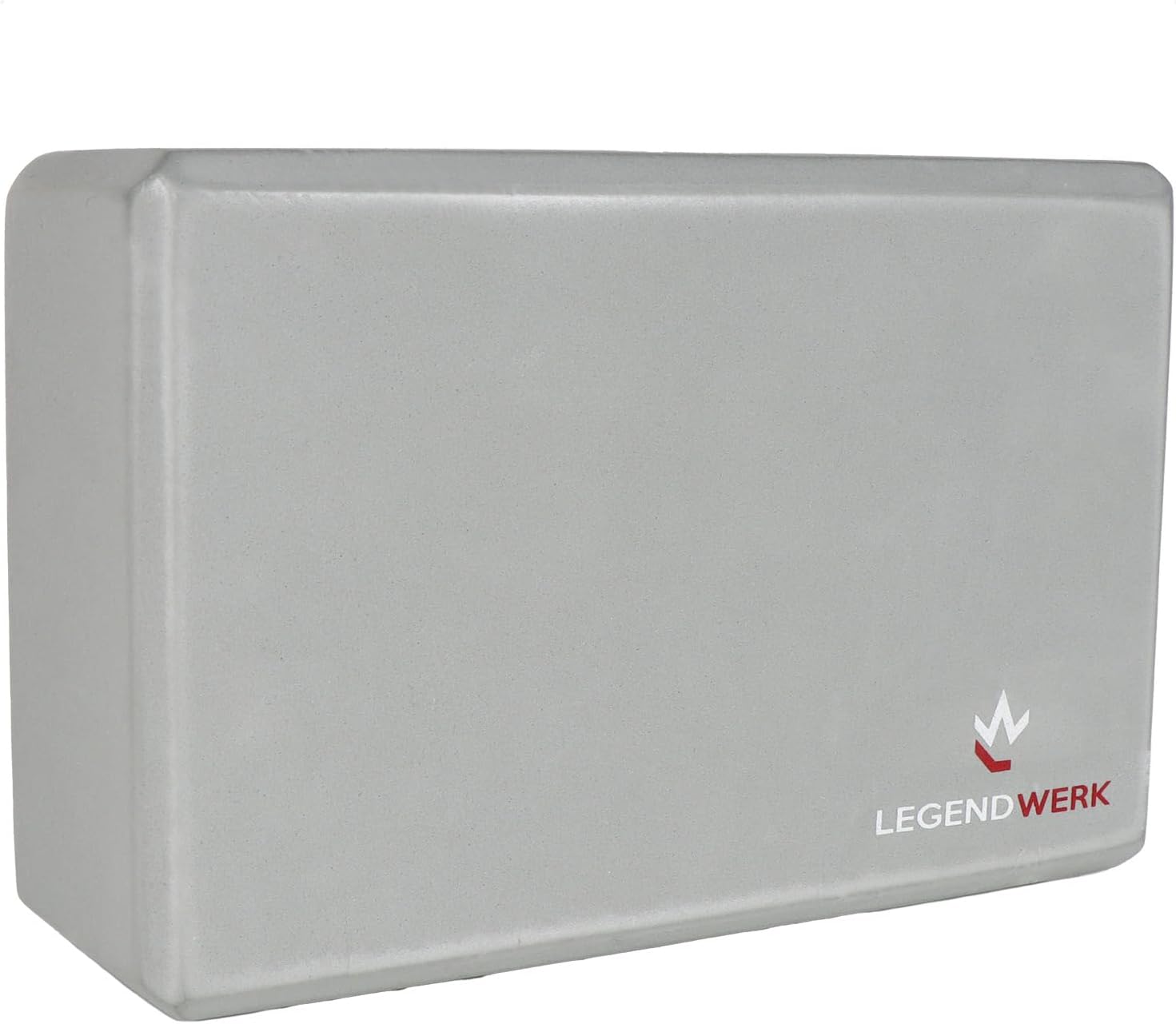 Thumbnail 6 de Legendwerk Yoga Block robusto e antiscivolo – confezione doppia in EVA, 23x15x7,5 cm