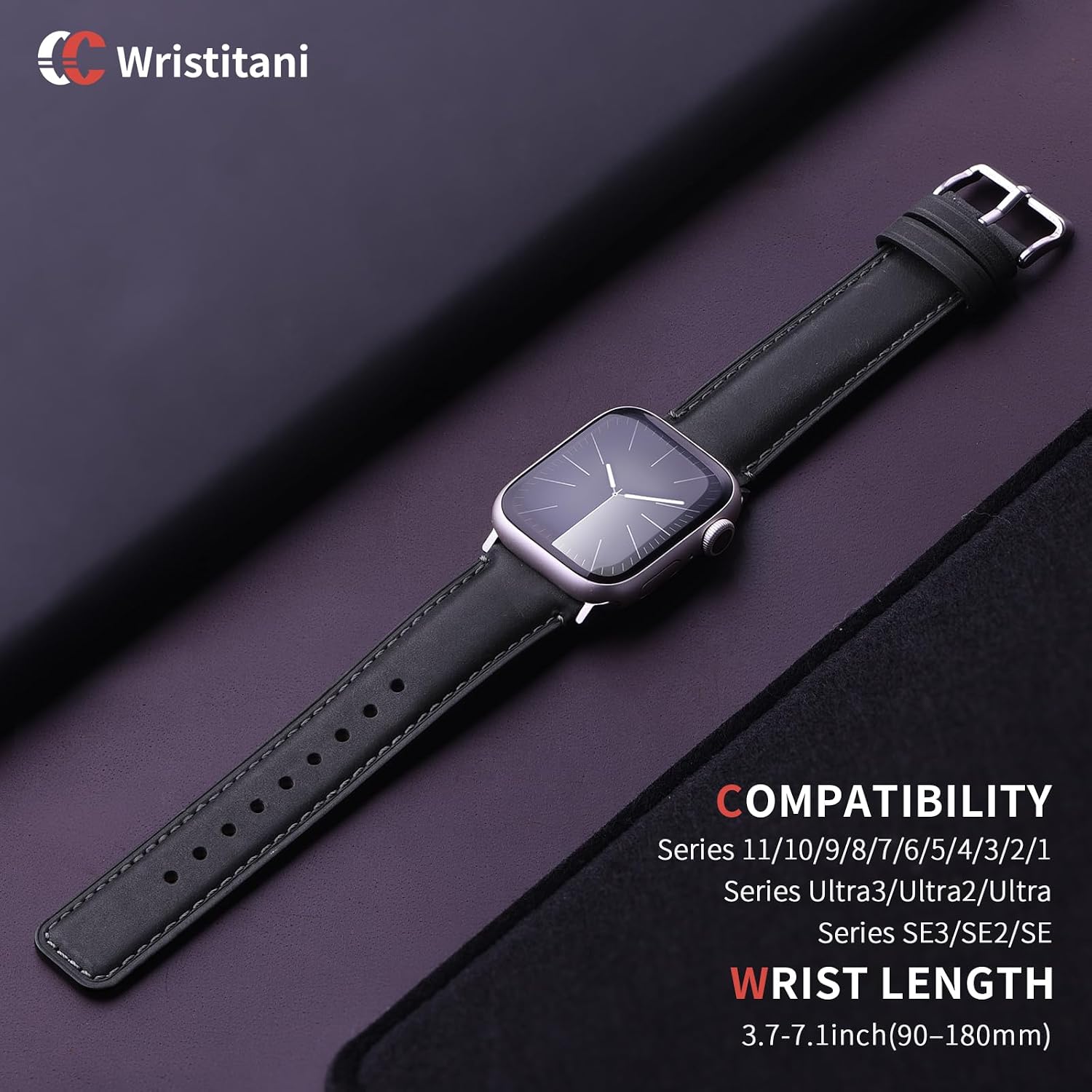 Thumbnail 4 de Wristitani 3 Pezzi Cinturini in Pelle per Apple Watch: compatibilità ampia e stile intramontabile