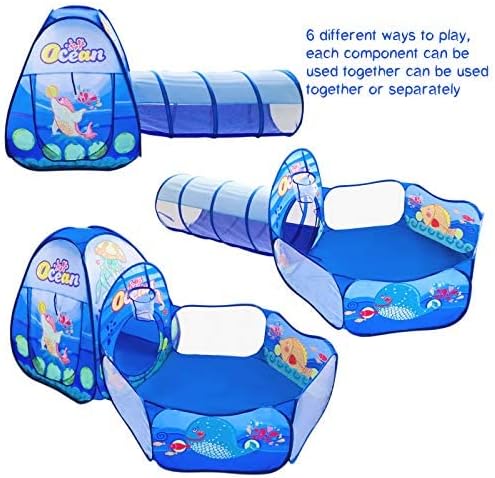 Thumbnail 3 de PigPigPen 3 in 1 Kids Play Tent with Tunnel