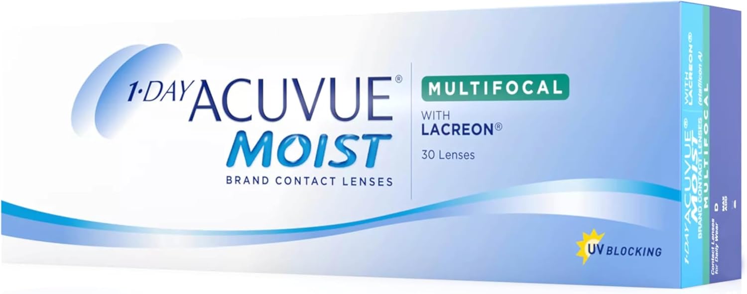 Thumbnail 2 de ACUVUE MOIST 1‑DAY Multifocal Tageskontaktlinsen mit Feuchtigkeit (2,00 dpt, Add. niedrig) – 30 Linsen