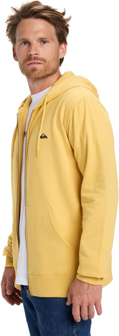 Detalle de Quiksilver Basic Hood Zip Young: cardigan con cappuccio per uomo, pacco da 1