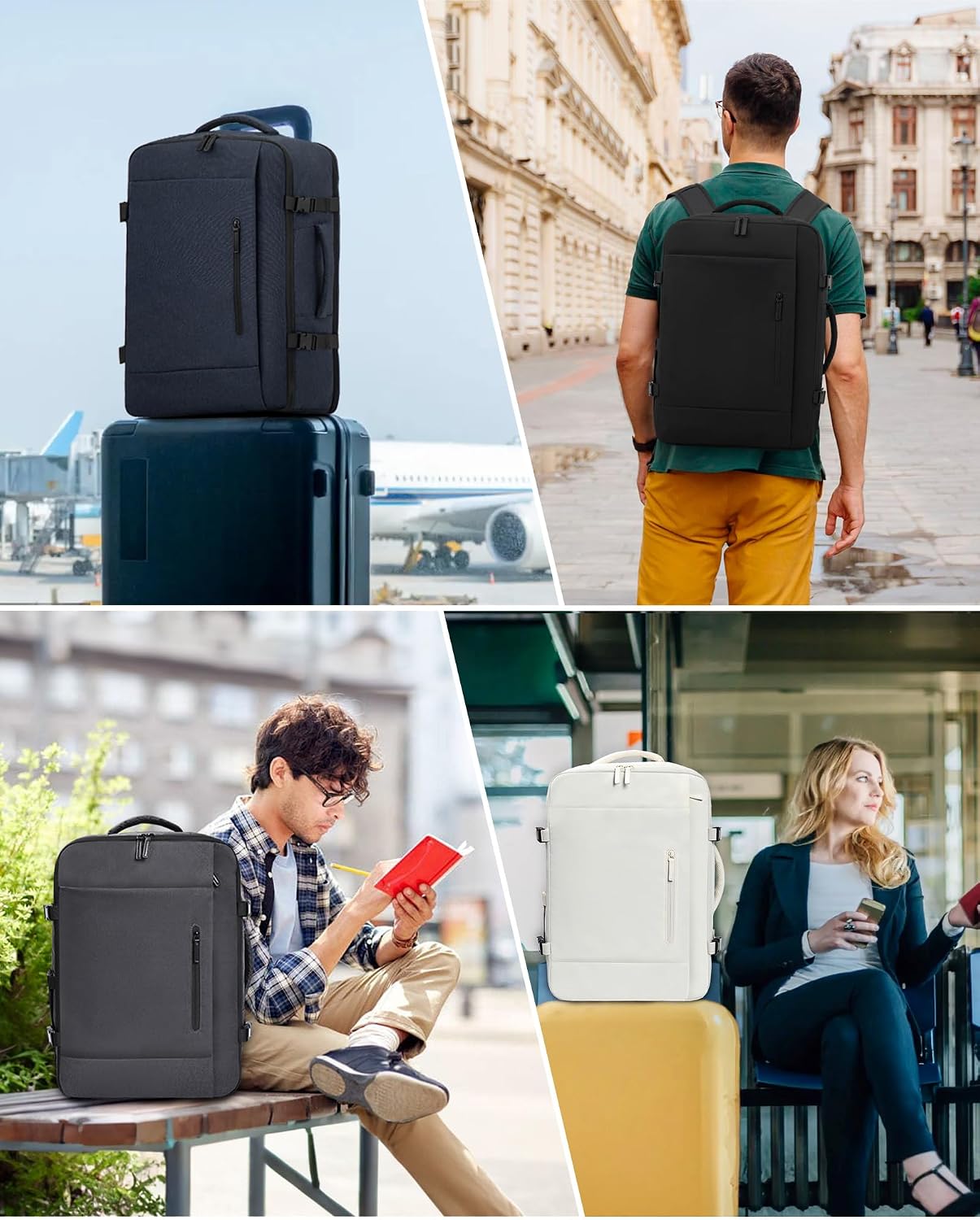 Thumbnail 6 de LOVEVOOK Handgepäck Rucksack 45x36x20
