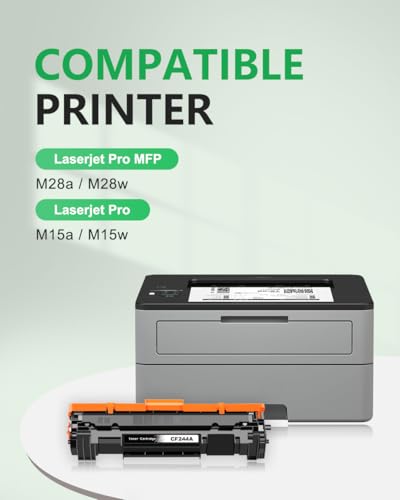 Thumbnail 1 de colorfly CF244A 44A Cartuchos de Tóner Negro Compatibles para HP 44A CF244A – HP LaserJet Pro M15/M28 (2 unidades)