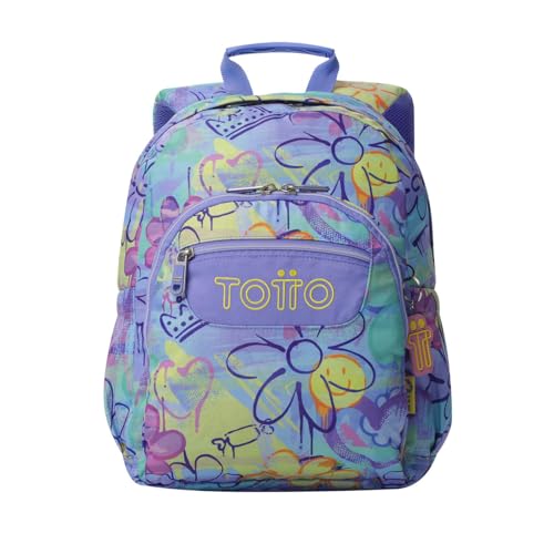 Detalle de Mochila Escolar Gommas de TOTTO (15 L) — Ergonomía, organización y durabilidad para el día a día