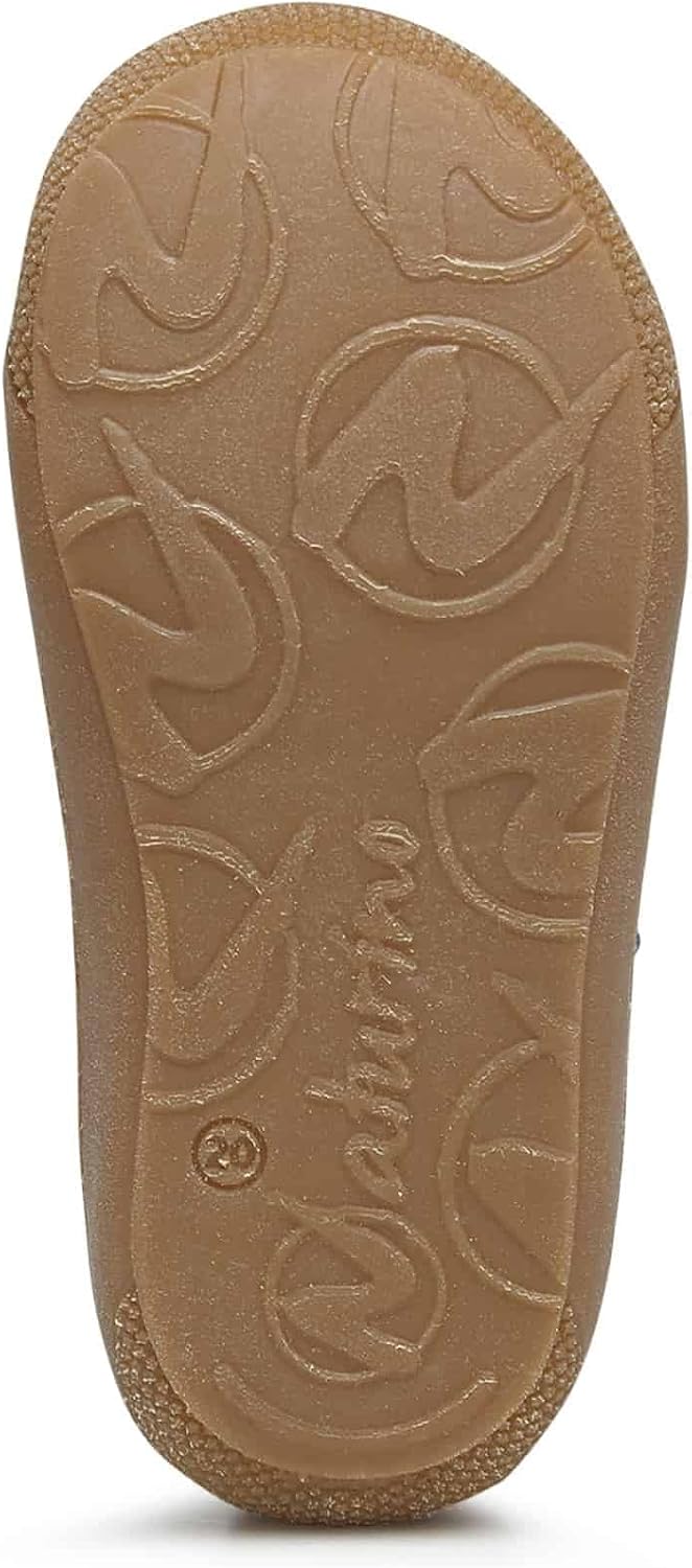 Detalle de Naturino Chaussures Premiers Pas en Cuir – Bleu/Marron, 25