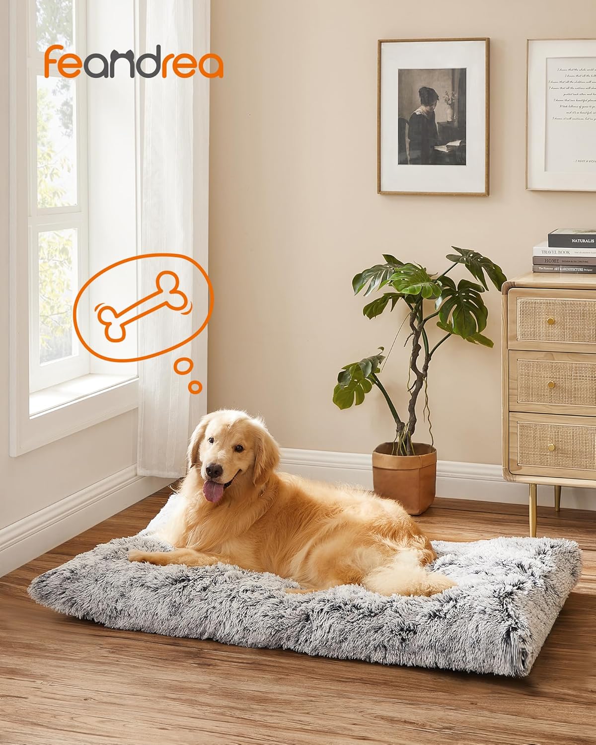 Thumbnail 1 de Feandrea Cuccia per cani cuccia 122 x 74 cm