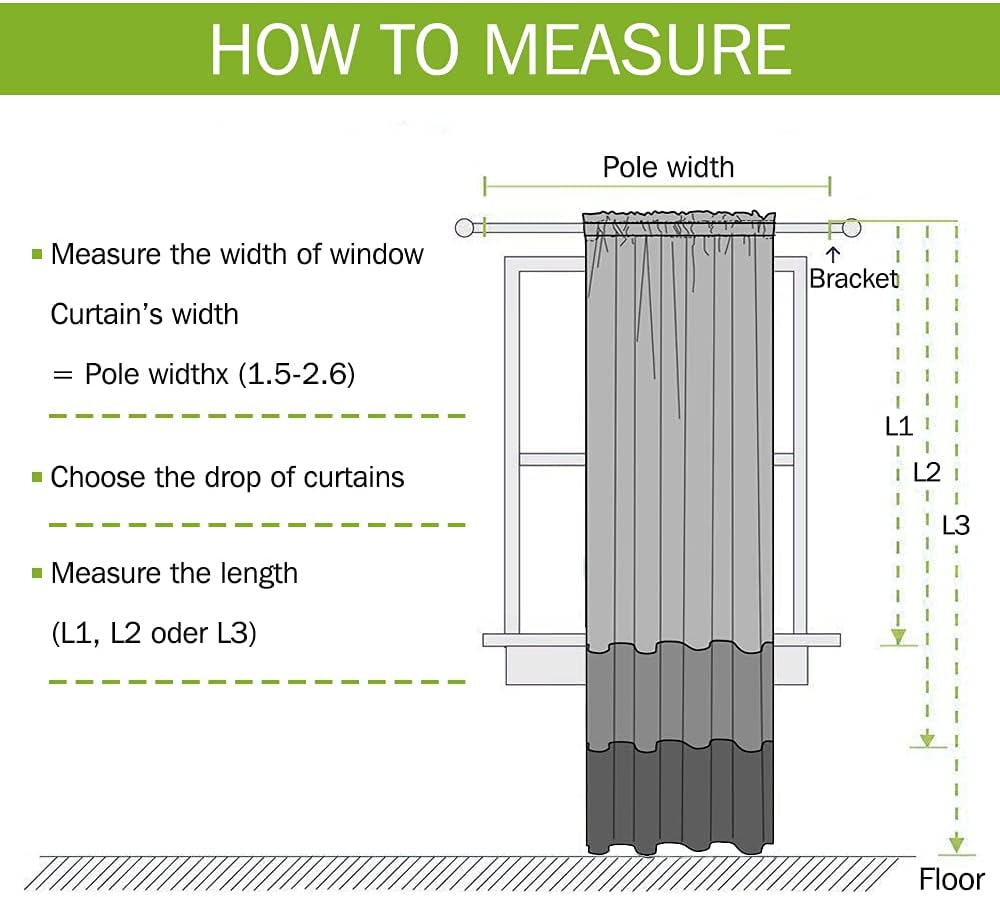 Thumbnail 6 de PONY DANCE Bedroom Sheer Voile Curtains for Sliding Glass Door – Light Grey, 1 Pair