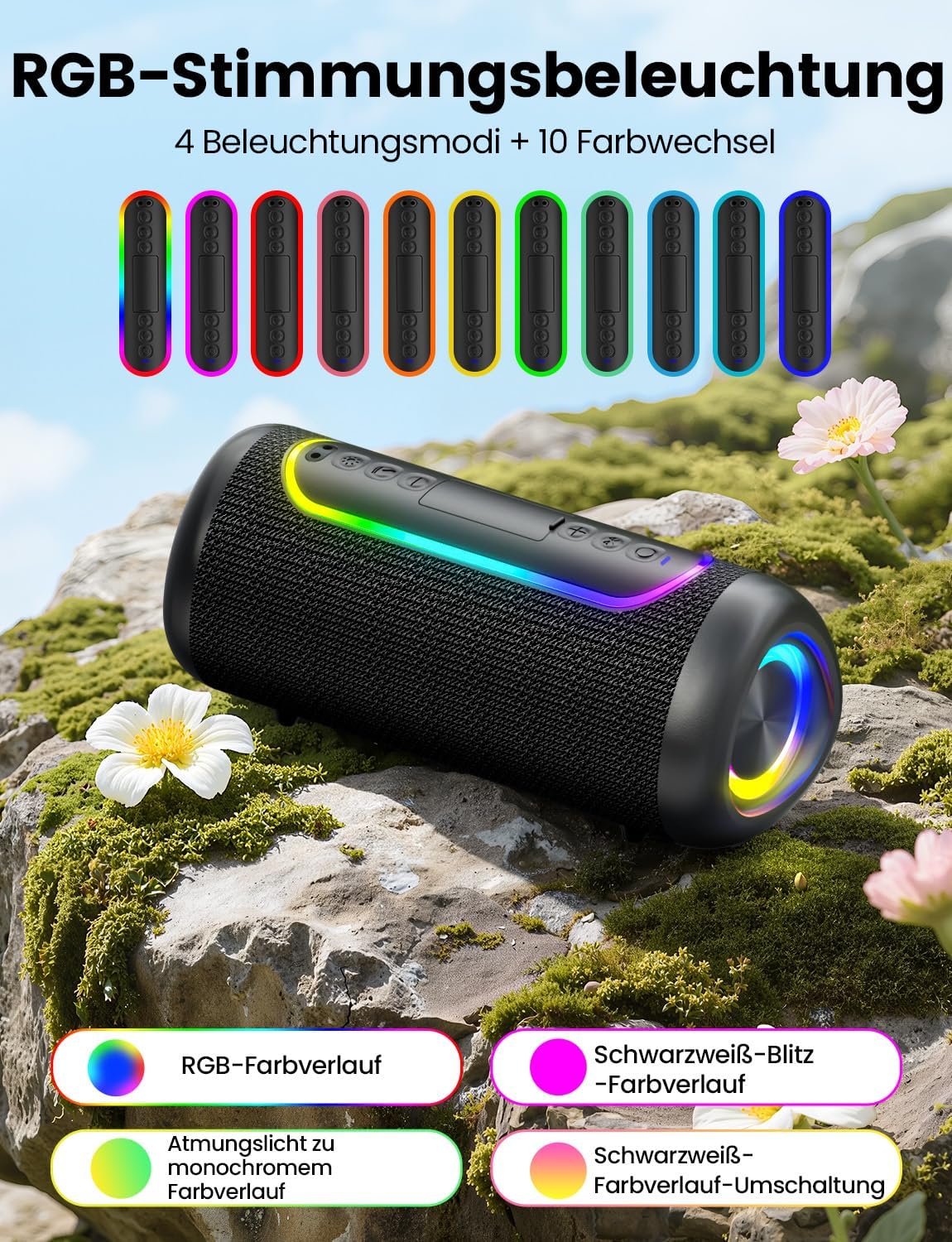 Thumbnail 2 de UOHHBOE Bluetooth Lautsprecher 30W 🔊
